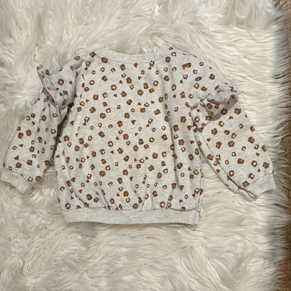 Carter’s Child of Mine Leopard Ruffle 2 Piece Set Girls‎ 2T